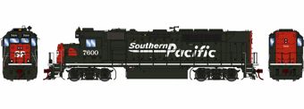 GP40P-2 EMD 7600 of the Southern Pacific - speed letter - digital sound fitted