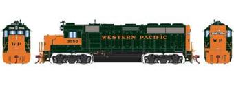GP40-2 EMD 3550 of the Western Pacific 
