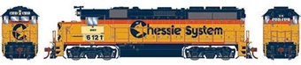 GP40-2 EMD 6121 of the CSX 