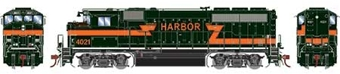 GP40-2L EMD 4021 of the Indiana Harbor Belt 