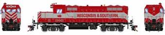 GP7U EMD 701 of the Wisconsin and Southern - digital sound fitted