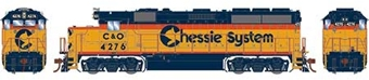 GP40-2 EMD 4276 of the Chessie - digital sound fitted