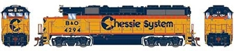 GP40-2 EMD 4294 of the Chessie - digital sound fitted