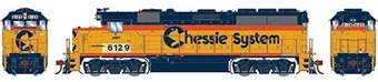 GP40-2 EMD 6129 of the CSX - digital sound fitted
