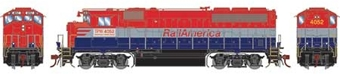 GP40-2L EMD 4052 of the Toledo Peoria and Western "Rail America" - digital sound fitted