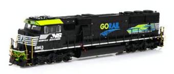 EMD SD60E 6963 of the Norfolk Southern (GoRail) 