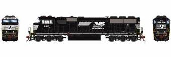 EMD SD60E 6917 of the Norfolk Southern - digital sound fitted