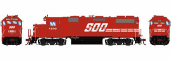 GP39-2 EMD 4599 of the Soo Line - digital sound fitted