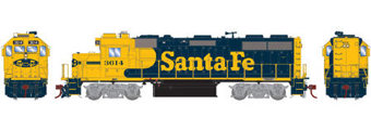 GP39-2 EMD 3614 of the Santa Fe 