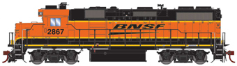 GP39-2 EMD 2867 of the Burlington Northern Santa Fe 