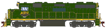 GP39-2 EMD 4317 of CSX (ex-RDG Patch) 