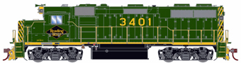 GP39-2 EMD 3401 of the Reading - digital sound fitted