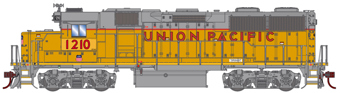 GP39-2 EMD 1210 of the Union Pacific - digital sound fitted
