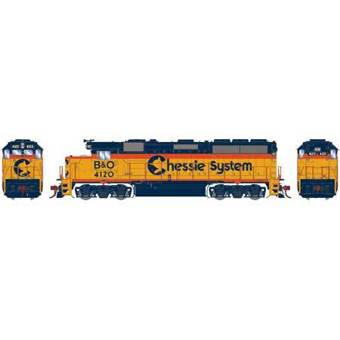 GP40-2 EMD 4120 of the Chessie System - digital sound fitted
