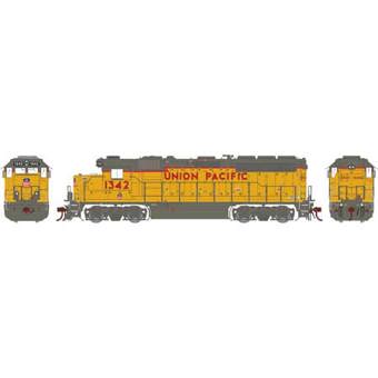 GP40-2 EMD 1342 of the Union Pacific - digital sound fitted
