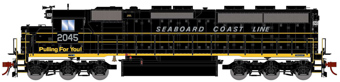 SD45-2 EMD 2045 of the Seaboard Coast Line - digital sound fitted