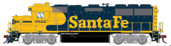 GP50 EMD 3847 of the Santa Fe