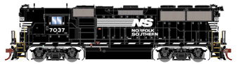 GP50 EMD 7037 of the Norfolk Southern - digital sound fitted