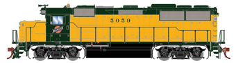 GP50 EMD 5059 of the Chicago & North Western - digital sound fitted