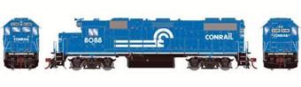 GP38-2 EMD 8088 of Conrail (White Sill) 
