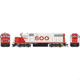 GP38-2 EMD 4402 of the Soo Line - digital sound fitted