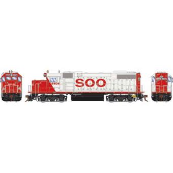 GP38-2 EMD 4404 of the Soo Line - digital sound fitted