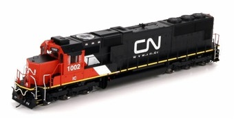 SD70 EMD 1008 of the Canadian National - digital sound fitted