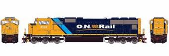 SD75I EMD 2102 of the Ontario Northland - digital sound fitted