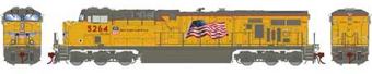 ES44AC GE 5264 of the Union Pacific - PTC - digital sound fitted