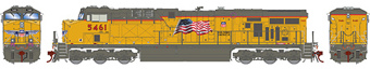 ES44AC GE 5461 of the Union Pacific - PTC - digital sound fitted