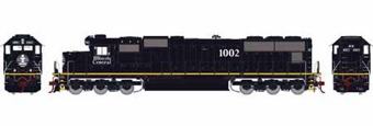 EMD SD70 1002 of the Illinois Central (Yellow Stripe) 