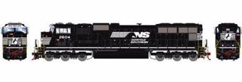 SD70M EMD 2604 of the Norfolk Southern (Flare with PTC) - digital sound fitted