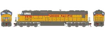 SD70M EMD 3978 of the Union Pacific - digital sound fitted