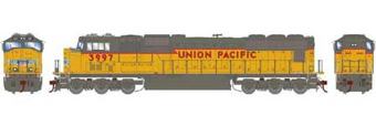 SD70M EMD 3997 of the Union Pacific - digital sound fitted