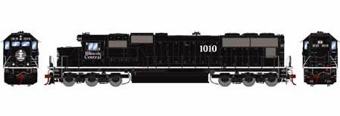 EMD SD70 1010 of the Illinois Central (White Stripe) - digital sound fitted
