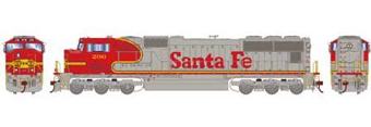 SD75M EMD 206 of the Santa Fe - digital sound fitted