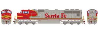 SD75M EMD 222 of the Santa Fe - digital sound fitted