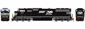 SD75M EMD 2801 of the Norfolk Southern - digital sound fitted