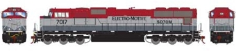 SD70M EMD 7017 of the Electro-Motive - digital sound fitted