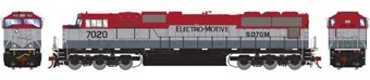 SD70M EMD 7020 of the Electro-Motive - digital sound fitted