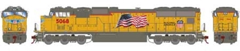 SD70M EMD 5068 of the Union Pacific - digital sound fitted