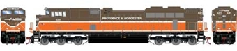 SD70M-2 EMD 4301 of the Providence & Western - digital sound fitted