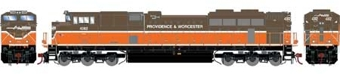 SD70M-2 EMD 4302 of the Providence & Western - digital sound fitted