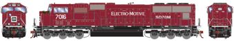 SD70M EMD 7018 of the EMD