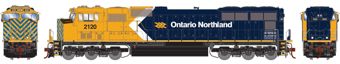 SD70M EMD 2120 of the Ontario Northland - digital sound fitted