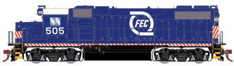 GP38-2 EMD 507 of the Florida East Coast 