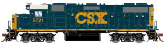 GP38-2 EMD 2721 of the CSX - digital sound fitted