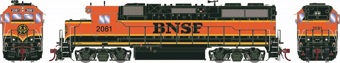 GP38-2 EMD 2081 of the BNSF - digital sound fitted