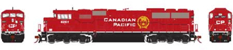 SD60M EMD 6261 Tri-Clops of the Canadian Pacific - digital sound fitted