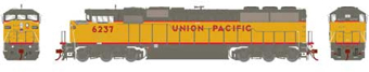 EMD SD60M Tri-Clops 6237 of the Union Pacific - digital sound fitted